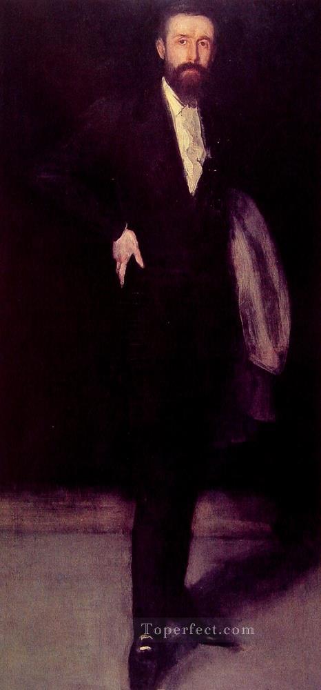 Arrangement in Black James Abbott McNeill Whistler Oil Paintings